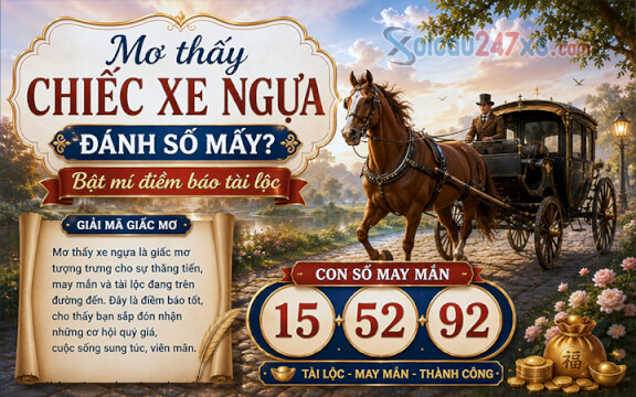 Mơ thấy chiếc xe ngựa đánh số mấy? Bật mí điềm báo tài lộc (15-52-92)
