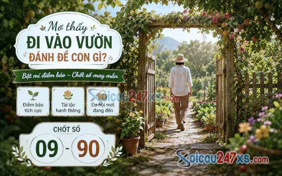 Mơ thấy đi vào vườn đánh đề con gì? Bật mí điềm báo chốt số (09-90)