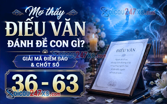 Mơ thấy Điếu văn đánh đề con gì? Giải mã điềm báo & chốt số (36 - 63)