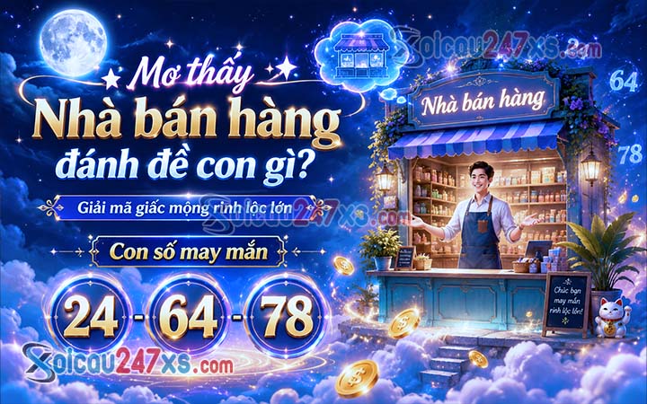 Mơ thấy Nhà bán hàng đánh đề con gì? Giải mã giấc mộng rinh lộc lớn