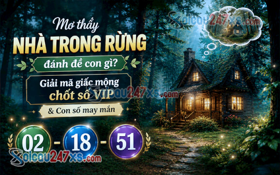Mơ thấy Nhà trong rừng đánh đề con gì? Giải mã giấc mộng chốt số VIP
