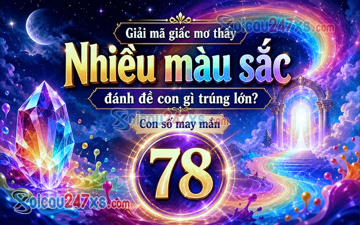 Giải mã giấc mơ thấy Nhiều màu sắc đánh đề con gì trúng lớn?