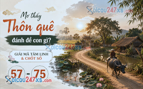 Mơ thấy Thôn quê đánh đề con gì? Giải mã tâm linh & chốt số (57 - 75)