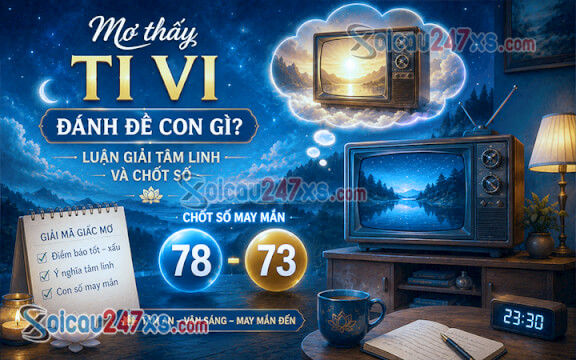 Mơ thấy Ti vi đánh đề con gì? Luận giải tâm linh và chốt số (78 - 73)