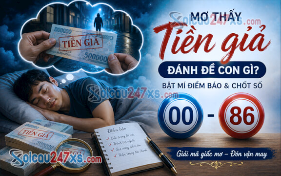 Mơ thấy Tiền giả đánh đề con gì? Bật mí điềm báo & chốt số (00 - 86)