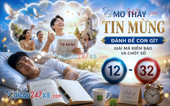 Mơ thấy Tin mừng đánh đề con gì? Giải mã điềm báo và chốt số (12 - 32)