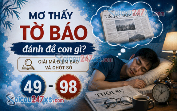 Mơ thấy tờ báo đánh đề con gì? Giải mã điềm báo và chốt số (49 - 98)
