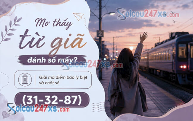 Mơ thấy từ giã đánh số mấy? Giải mã điềm báo ly biệt và chốt số (31-32-87)