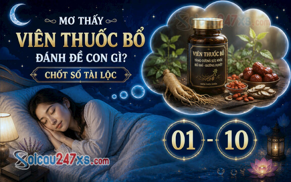 Mơ thấy Viên thuốc bổ đánh đề con gì? Chốt số tài lộc (01-10)