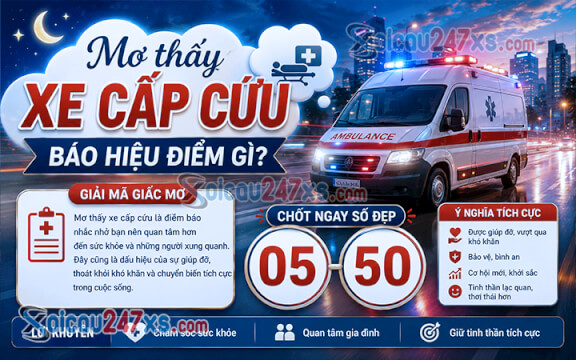 Mơ thấy xe cấp cứu báo hiệu điềm gì? Chốt ngay số đẹp (05-50)