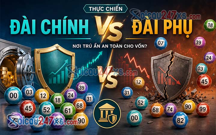Thực chiến đánh lô đài chính vs đài phụ: Đâu là nơi trú ẩn an toàn cho vốn?